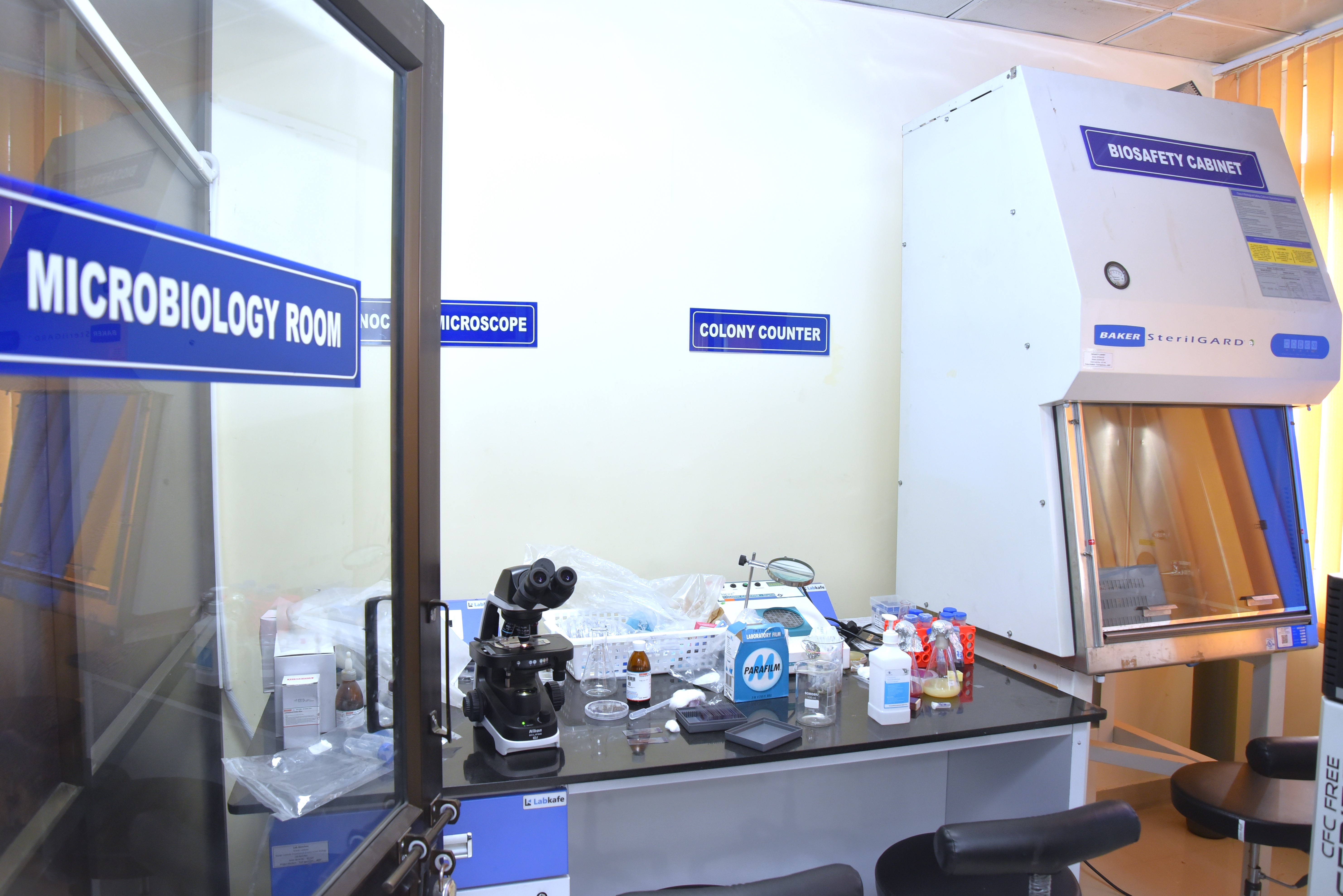 Microbiology Room and Cell Culture facility